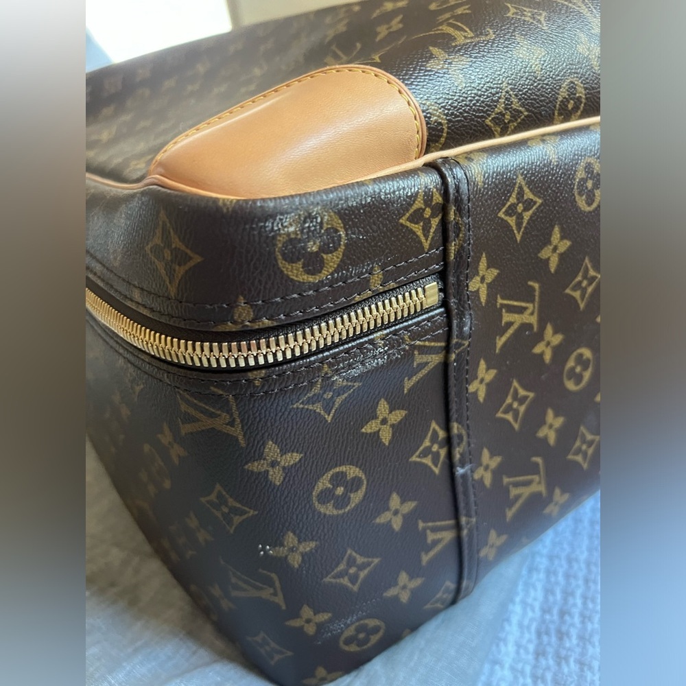 Louis Vuitton Monogram SIRIUS 70 Canvas Leather Luggage Zip Soft Suitcase - Picture 6 of 16